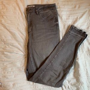 Grey Wash Ankle Jeans